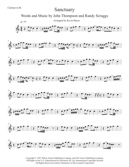 Sanctuary (arr. Kevin Busse)