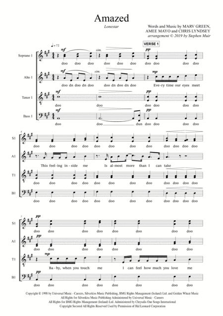 Amazed (arr. Stephen Muir)
