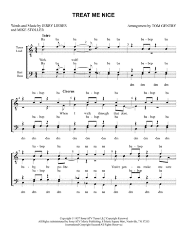 Treat Me Nice (arr. Tom Gentry)