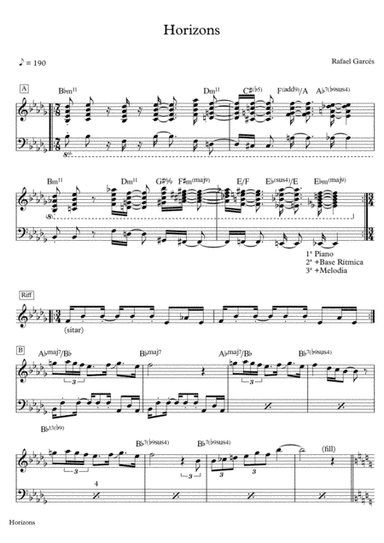 'Horizons' Rafael Garcés (Jazz)