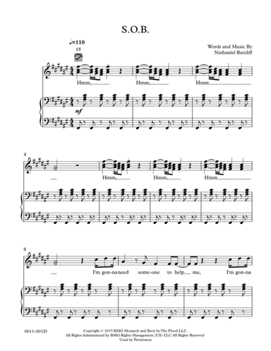 S.o.b. (arr. Red Gate Music)