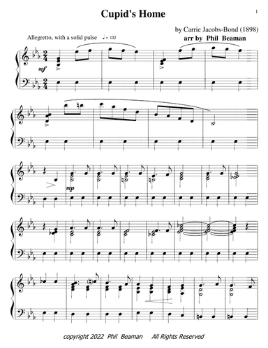 Cupid's Home (arr. Phil Beaman)