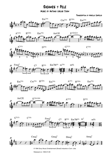 Radamés y Pelé (arr. Marcilio Zarpelão)