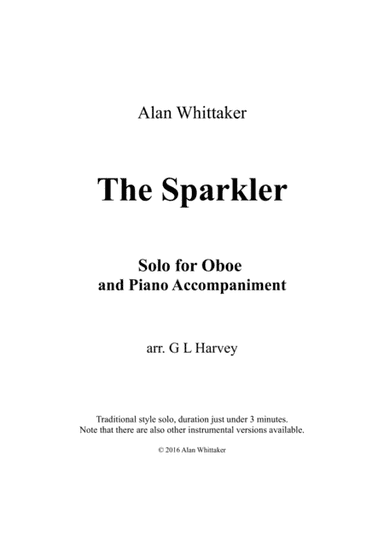 The Sparkler (Oboe Solo with Piano Accompaniment)