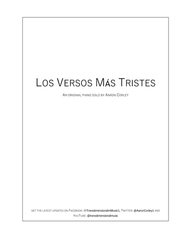 Los Versos Mas Tristes