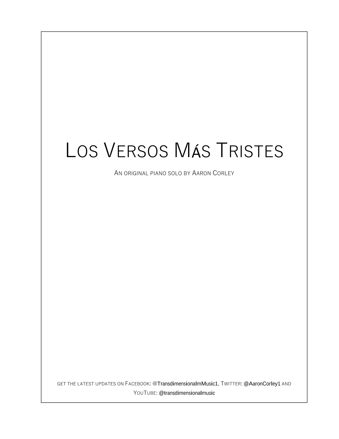 Los Versos Mas Tristes