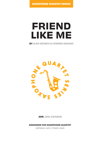 Friend Like Me (arr. Sam Johnson)