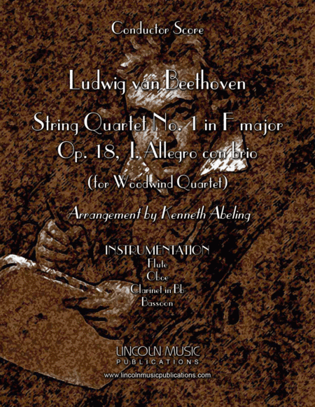 Beethoven – String Quartet No.1 in F Major, I. Allegro (for Woodwind Quartet) (arr. Kenneth Abeling)