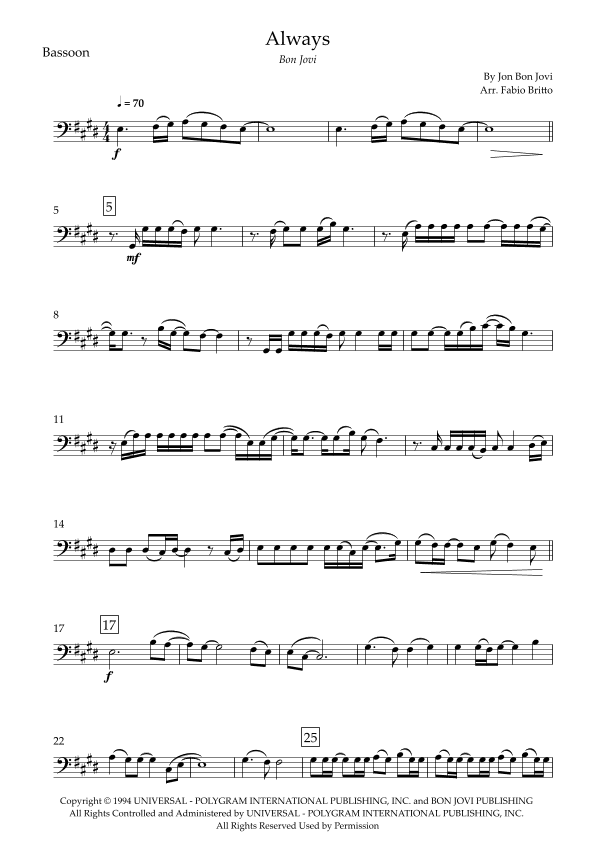 Always (arr. Fabio Britto)