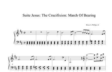 Suite Jesus: II. The Crucifixion: i. The March Of Bearing