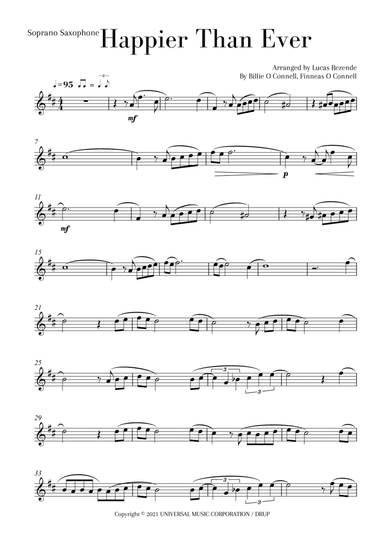 Happier Than Ever (arr. Lucas Rezende)