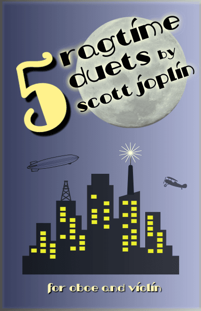 Five Ragtime Duets by Scott Joplin for Oboe and Violin (arr. David McKeown)