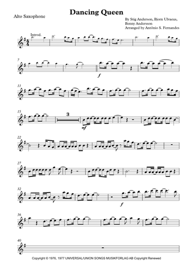 Dancing Queen (arr. Antônio S. Fernandes)