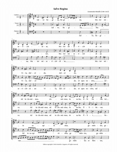 Regina caeli (Metallo) - AAB (arr. Aristotle A. Esguerra)