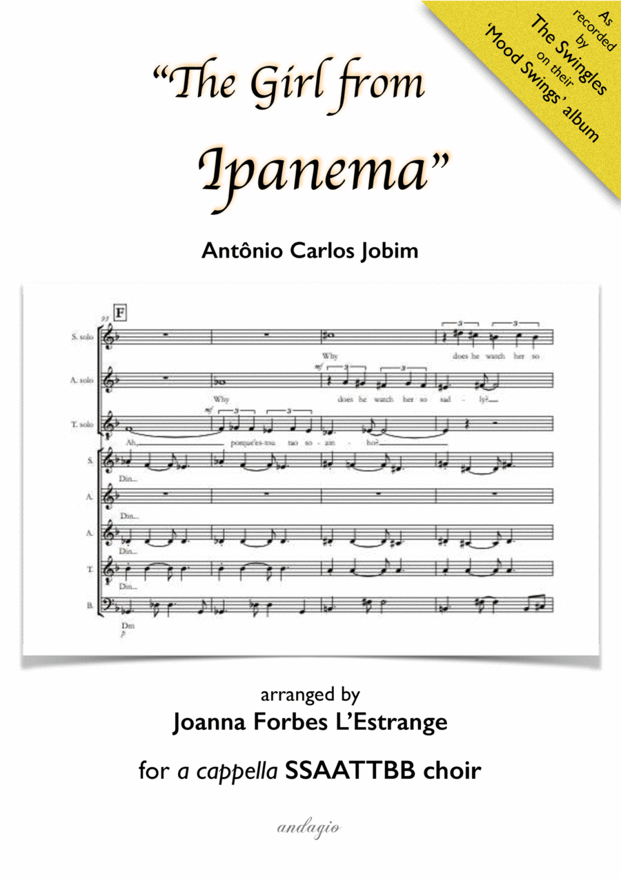 The Girl From Ipanema (garôta De Ipanema) (arr. Joanna Forbes L'Estrange)