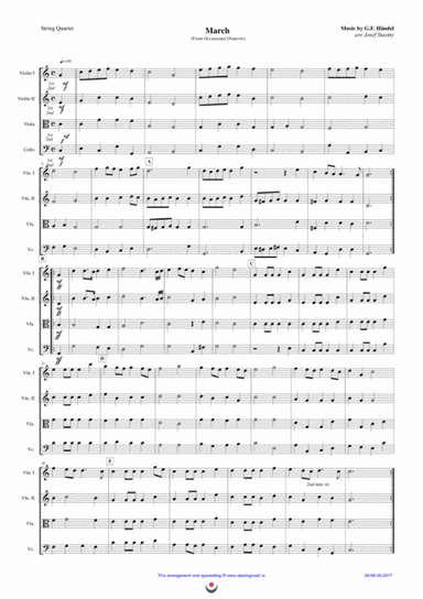 March (Occasional Oratorio) (arr. Josef STASTNY)