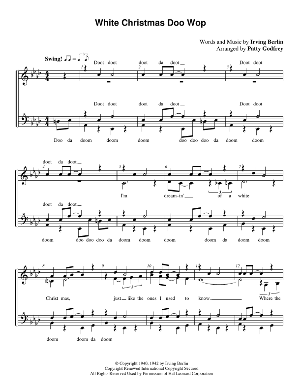 White Christmas (arr. Patty Godfrey)