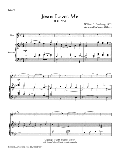 Jesus Loves Me (arr. James Gilbert)