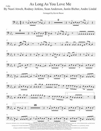 As Long As You Love Me (arr. Kevin Busse)