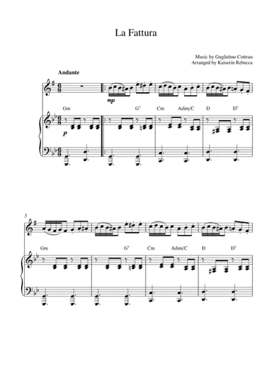La Fattura (arr. Kaiserin Rebecca)