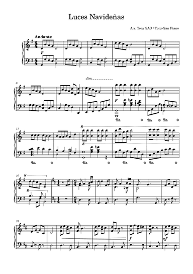 "Chrismas String Lights" Carol Medley