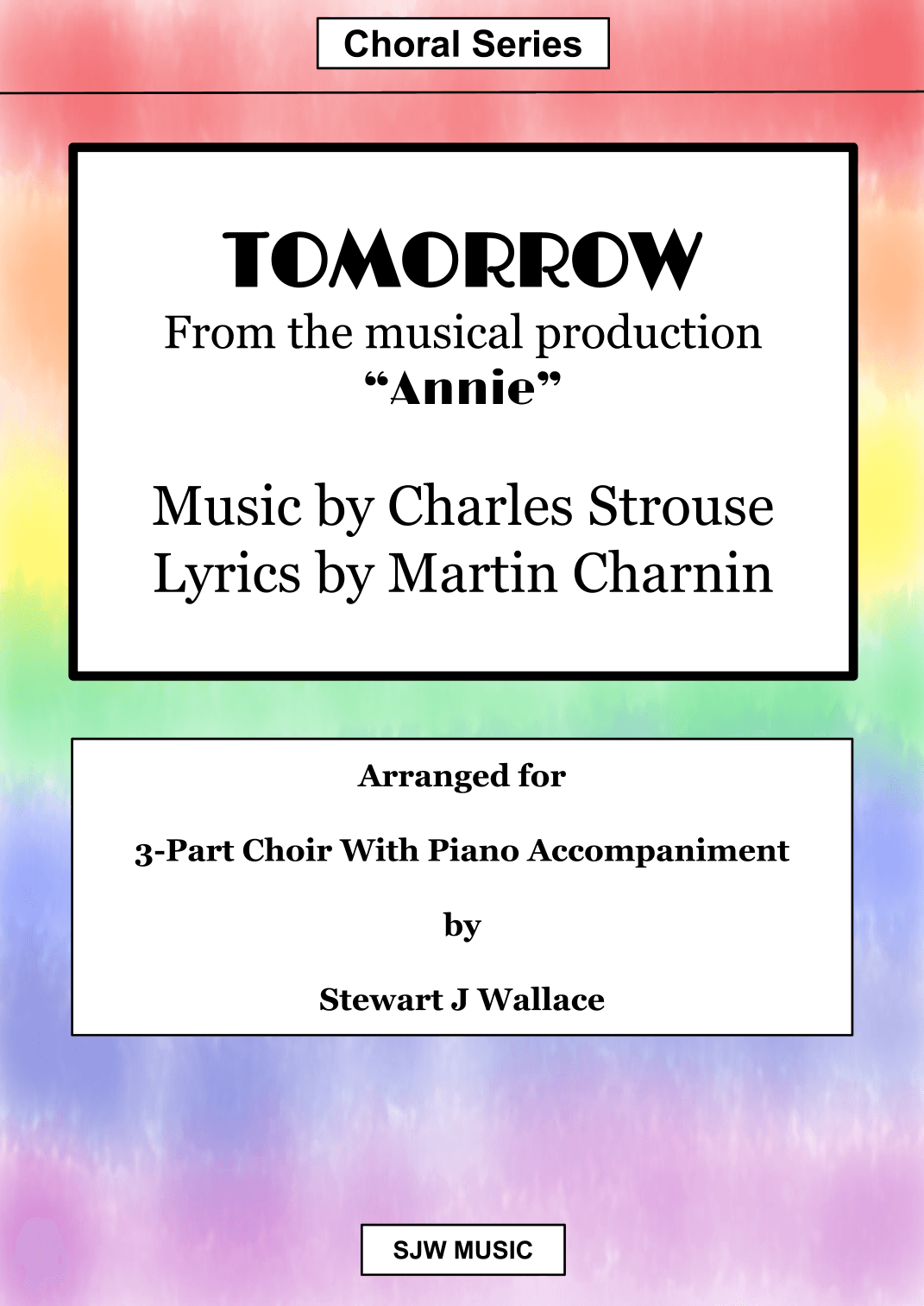 Tomorrow (arr. Stewart J Wallace)