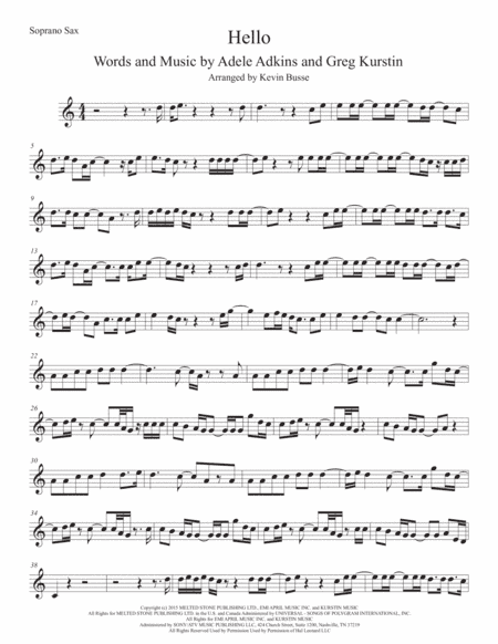 Hello (arr. Kevin Busse)