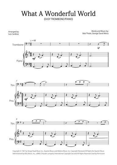 What A Wonderful World (arr. Iury Cardoso)