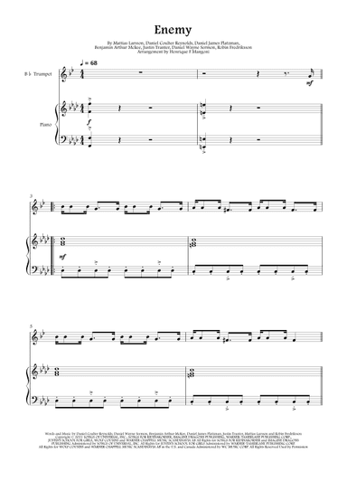 Enemy (arr. Henrique F Mangoni)
