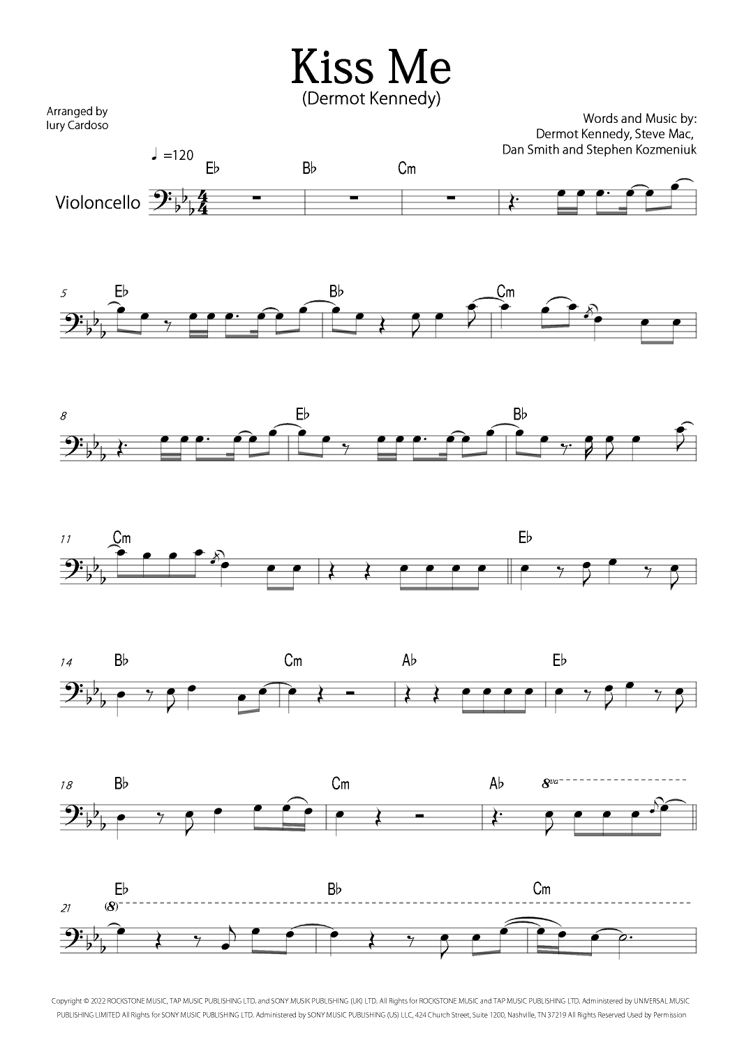 Kiss Me (arr. Iury Cardoso)