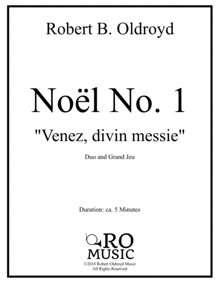 Noel No. 1 Venez, divin messie