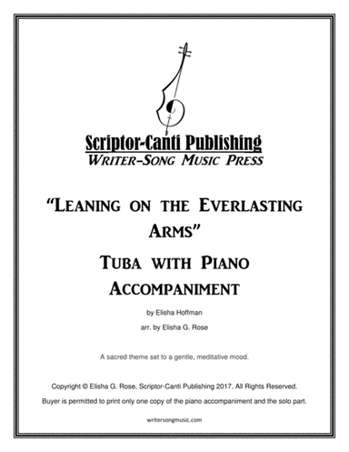 Leaning on the Everlasting Arms - Tuba (arr. Elisha G. Rose)