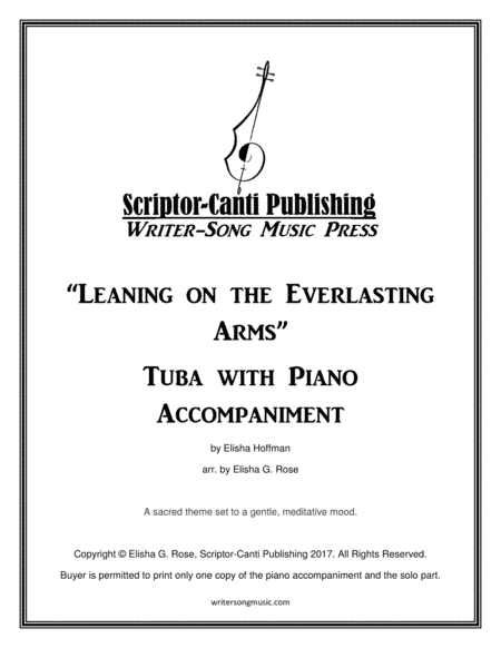 Leaning on the Everlasting Arms - Tuba (arr. Elisha G. Rose)