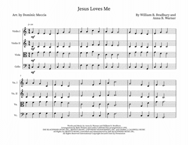 Jesus Loves Me (arr. Dominic Meccia)