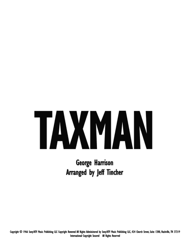 Taxman (arr. Jeff Tincher)