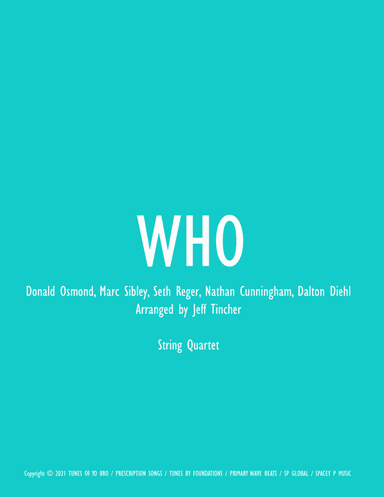 Who (arr. Jeff Tincher)