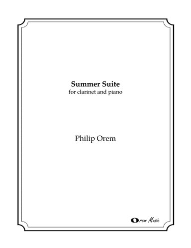 Summer Suite (clarinet)