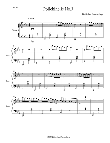 Polichinelle No.3 C Minor
