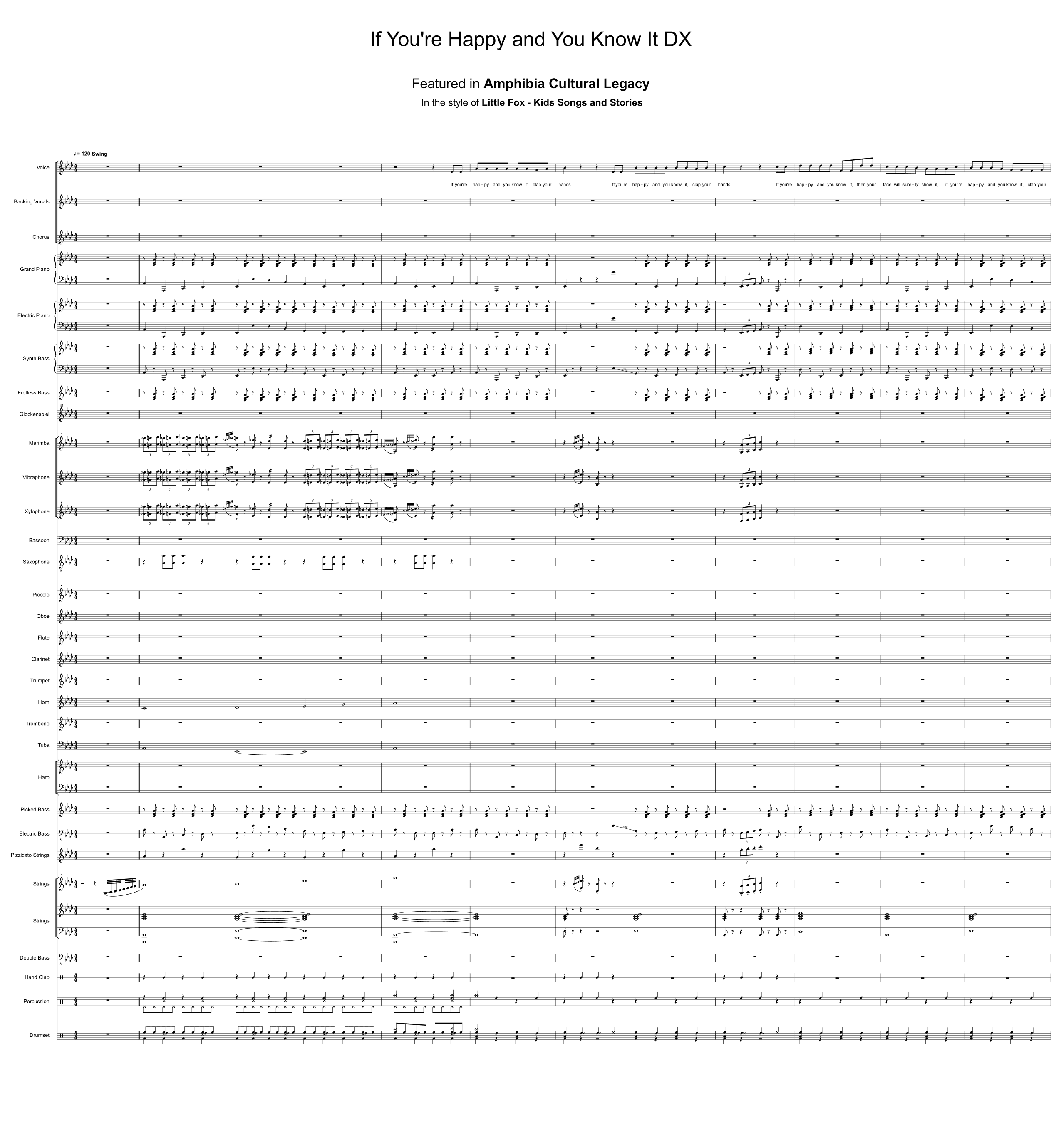 If You're Happy and You Know It DX (arr. Amphibia Cultural Legacy)