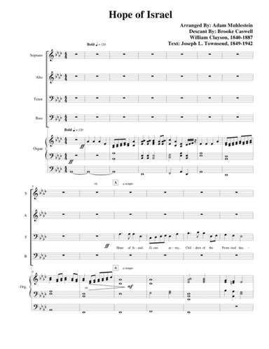 Hope of Israel (arr. Adam Muhlestein)