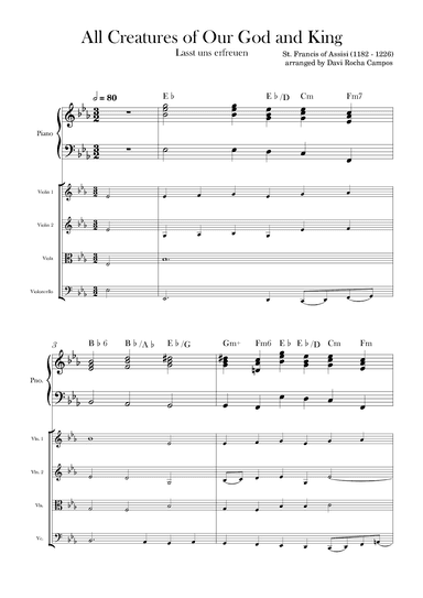 All Creatures of Our God and King (arr. Davi Rocha Campos)