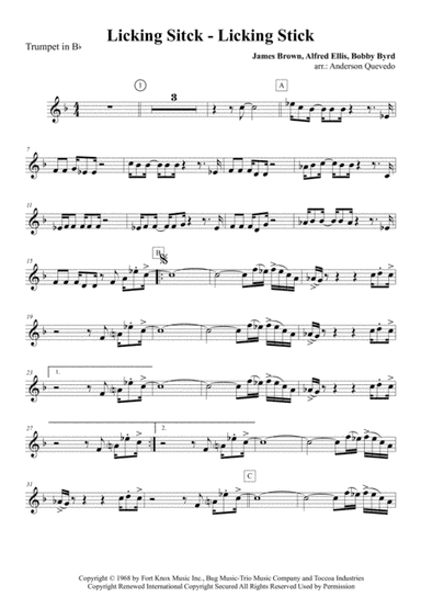 Licking Stick - Licking Stick (arr. Anderson Quevedo)