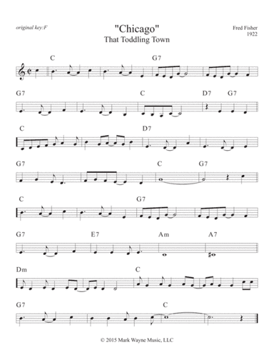 Chicago (That Toddling Town) (arr. Mark Huxhold)