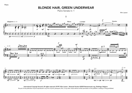 Blonde Hair, Green Underwear
