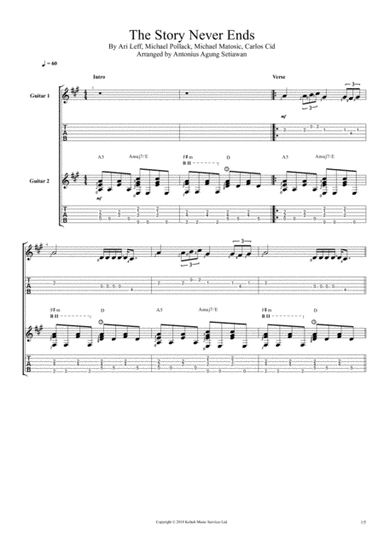 The Story Never Ends (arr. Antonius Agung Setiawan)