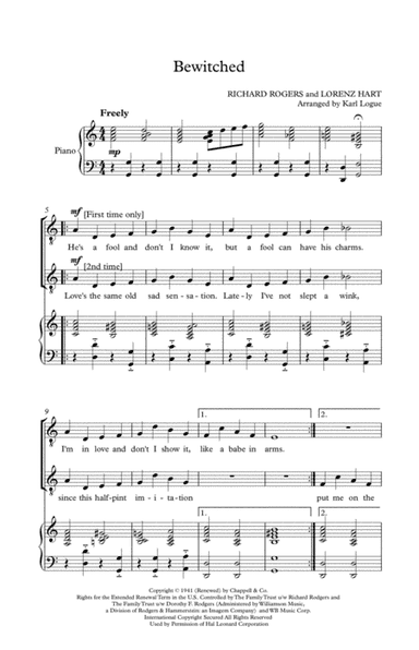 Bewitched (arr. Karl Logue)