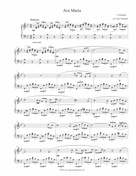 Ave Maria (Schubert) (arr. Gary Schmidt)
