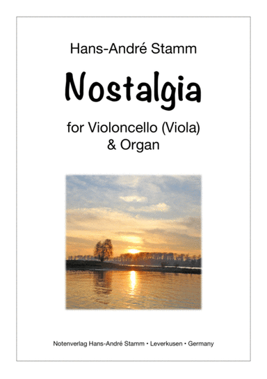 Nostalgia for Cello (or Viola) and Organ