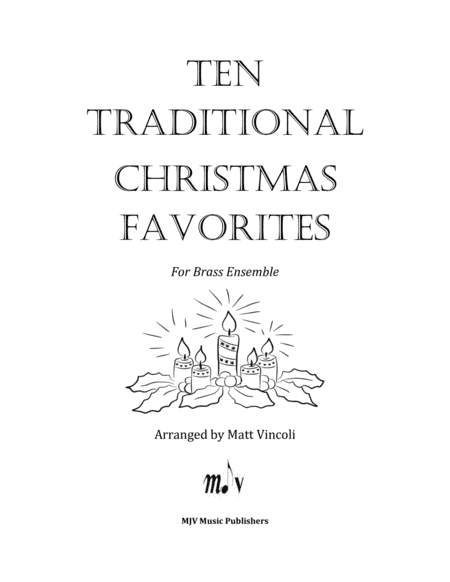 Ten Traditional Christmas Favorites (arr. Arranged by Matt Vincoli)