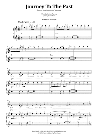 Journey To The Past (arr. Dan Wilson)